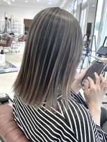 クアトログランシュ ひたちなか店(QUATRO×GranCieux)&nbsp;エアタッチバレイヤージュ×ナチュラルベージュ