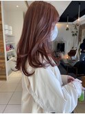 韓国風◎レイヤーたっぷりロングヘア