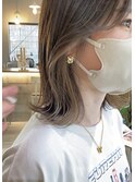 韓国風レイヤー×インナーベージュ
