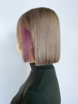 アイティー バイ アルバム 中野店(IT by ALBUM)&nbsp;グレージュボブ_外ハネボブセクションカラー_ba396974