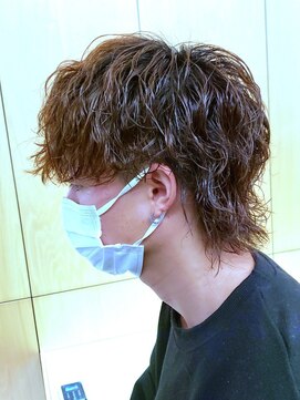 ニアウ 伊勢崎連取店(Niau) 波巻きスパイラルパーマツイストパーママッシュメンズパーマ