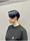 ハンサムショート×ネイビーブラック