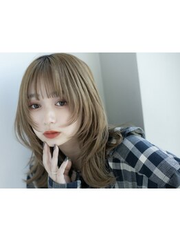 【HOT PEPPER Beauty AWARD 2024 BEST SALON 注目サロン選出】透明感/柔らかさのある憧れColorに♪[郡山]