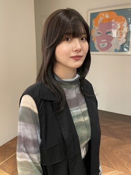 サラ 天神大名店(SARA) 【ロングスタイル】グレーカラー