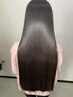 髪質改善ストレート【極】+グロスカラー+最高級髪質改善トリートメント