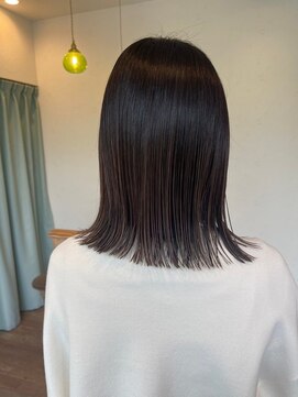 ハクバイジェービー 稲毛(hak by jb) 前髪/マチルダボブ/ピンクベージュ/インナーグレージュ[稲毛駅]