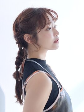ラフィスヘアードープ 新宿店(La fith hair dope) 【La fith】マロンブラウン×ヘアアレンジ