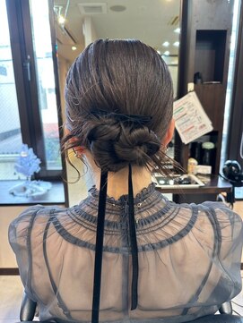 美容室ヒラトヤ 仙北店 短くてもできる！技ありまとめ髪♪結婚式 二次会 お呼ばれヘア