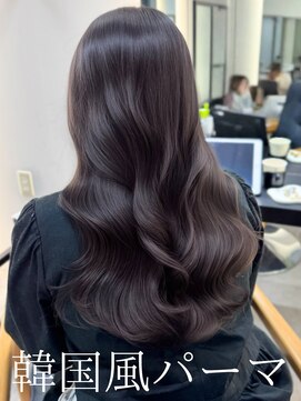 アミー 池袋(Ammy) himeri/韓国風パーマ/コテ巻き風パーマ/レイヤーカット/池袋
