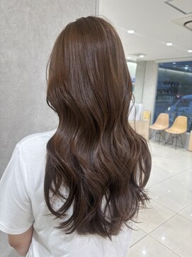 アッシュ 高幡不動店(Ash) 韓国ヘア髪質改善ブリーチなしダブルカラーアッシュベージュ２