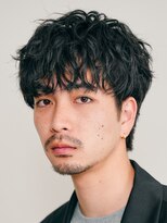 韓国マッシュウルフ緩めシャドウパーマルーズパーマ20代原宿