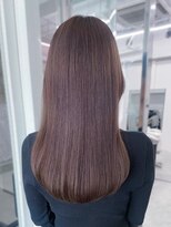 フィヴェント(Fivent)&nbsp;黒髪韓国小顔レイヤーイメチェン暗めオリーブグレークラゲヘアー