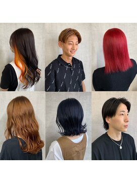 トリコ(ToricO) ダブルカラー　ブリーチ　デザインカラー　ハイトーン　可愛く