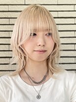 ミーム 原宿 表参道(meme)&nbsp;◎ブロンドハイトーンカラーデザインカラーアンブレラカラー金髪