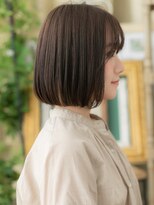 カバーヘア イヴ 戸頭店(COVER HAIR EVE)&nbsp;★シースルーバング切りっぱなし伸ばしかけ丸みボブ30代40★1