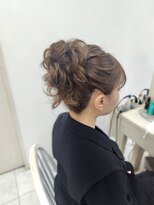 リサ 恵比寿(risa.)&nbsp;高めのカールアップスタイル