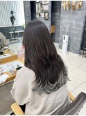 黒髪/クラゲヘアー/オリーブグレー/小顔/ココアベージュ/佐倉