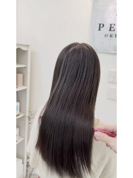 ペイジ(PEIGE)の写真/艶髪革命髪質改善トリートメントと超音波で、自信あふれる輝く艶髪へ♪
