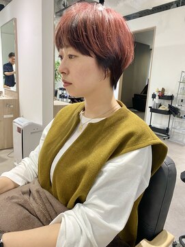 ゼン(ZEEN) 東田お客様snap【ショート×アンブレラカラー】札幌美容室