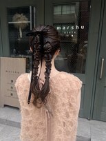 マーシュ(marshu) 結婚式お呼ばれヘア!