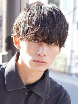 ノードオム 栄(NODE HOMME) シャドウパーマニュアンスパーマ波巻きスパイラルパーマ名古屋栄