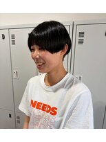 サロンド ベレーザ トータ(salao de beleza tota)&nbsp;刈り上げマッシュ × ナチュラルブラック