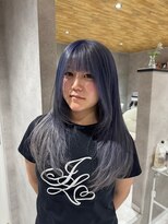 アリュメ 三重鈴鹿店(allum)&nbsp;ブルーラベンダー グレー ルーツカラー 鈴鹿 白子