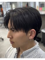 アクロ 中町店(ACRO) 髪質改善メンズシースルーセンターパートマッシュ韓国ヘア