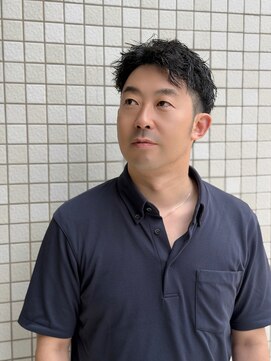 エルパティオ(EL PATIO) 大人男子ルーズショート×ニュアンスパーマ