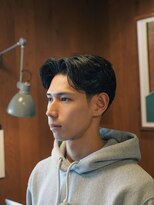 アプスストア(APSE STORE) センターパートメンズカット/メンズショート/メンズパーマ