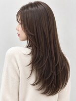アズールサン 草加西口店(azule-sun)&nbsp;大人女性,髪質改善カラー,レイヤー,オリーブベージュ【草加】