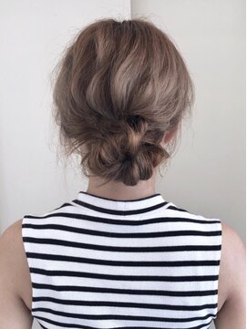 ヘアーデザイン シュシュ(hair design Chou Chou by Yone) ☆chouchou☆シニヨンアレンジ