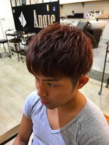 ヘアーデザインアンジー(Hair design Angie) 【ピンクベージュ×ツーブロ】