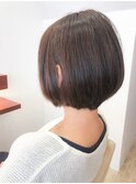 まるみのあるショートヘア