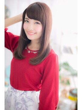 ヘアアンドビューティー ミック(Hair & Beauty miq) ココアブラウンで清楚美人♪ナチュラルストレートa