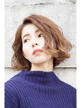 クラリス バイネオ 武蔵小杉(Claris by neo) クセ毛風パーマ × 前下がりボブ