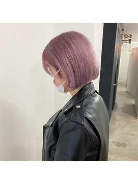 キー(kii) ダスティピンク　ブリーチカラー　福岡　天神　今泉　薬院