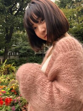 フラミューム 本厚木店(flammeum) 切りっぱなしボブ