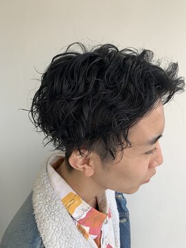 ヘアメイク オブジェ(hair make objet) スパイラルセンターパート