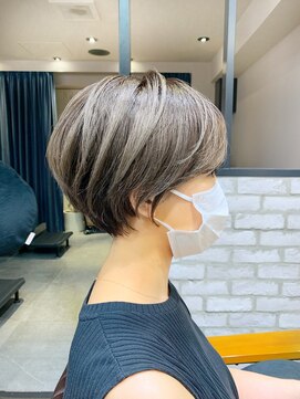 アヴァロン(AVALON) 【30代40代】横顔美人な絶壁解消ショートパーマ「永田カズヤ」