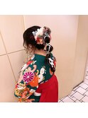 ポニーテールアレンジ