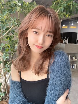 フラッグヘア 新宮店(Flag HAIR) ハイトーン　ダブルカラー　セミロング