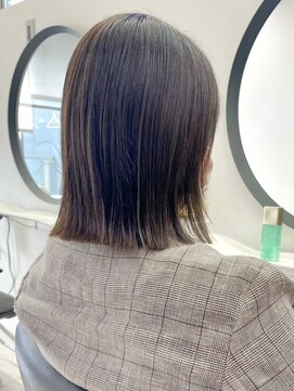 ヒビヲ(HIBIO) ナチュラルボブショートミニボブダブルカラーハイライトブリーチ