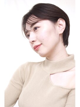 アール 北千住店(ar) 30代からの上品ショートマッシュ/シースルーバング/北千住