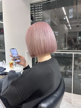 ランテルディ 渋谷(LANTERDIT) ぷつっとbob×ペールピンク♪