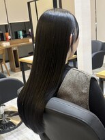 アトリエコア(Atelier Coa)&nbsp;髪質改善トリートメントミルクティーベージュカラーくびれヘア