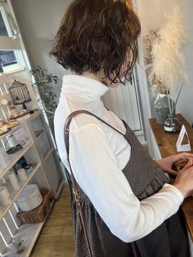 リトルガーデン(Little Garden) お洒落ボブパーマ