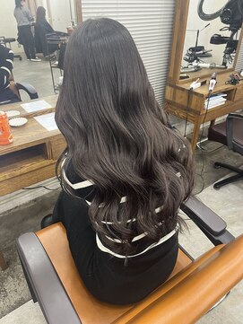 アジールヘア 北千住駅西口店(agir hair) 艶透明感グレージュカラー北千住