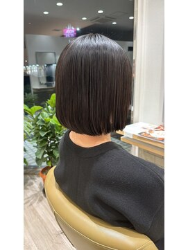 ルクール 上越店 切りっぱなしボブ/20代30代40代50代