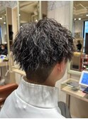 マッシュパーマショートパーマスパイラルパーマボーイッシュ女子